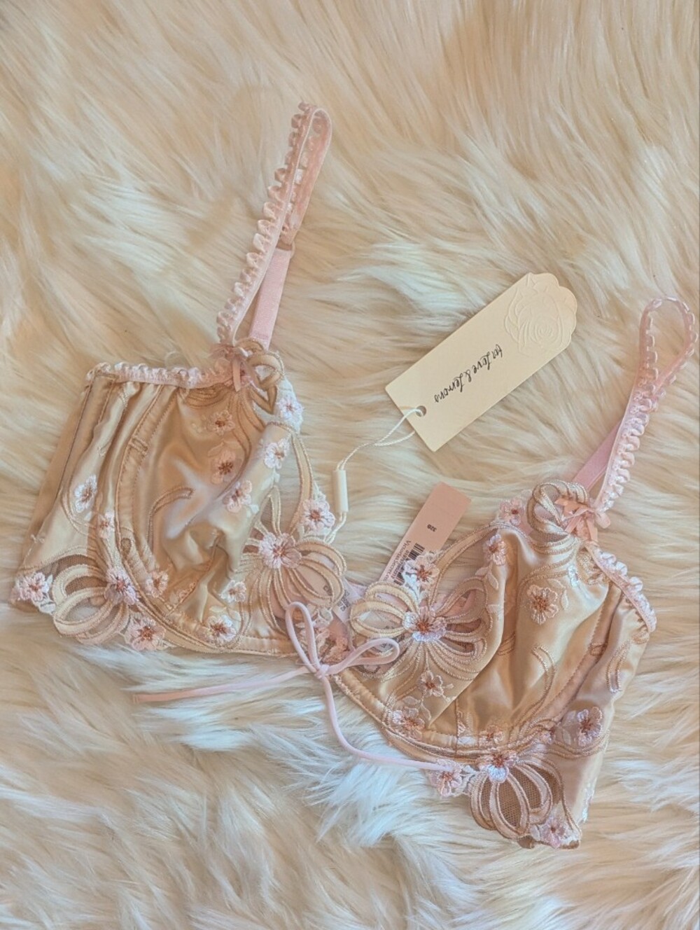 For Love And Lemons Flyaway Bow Bra